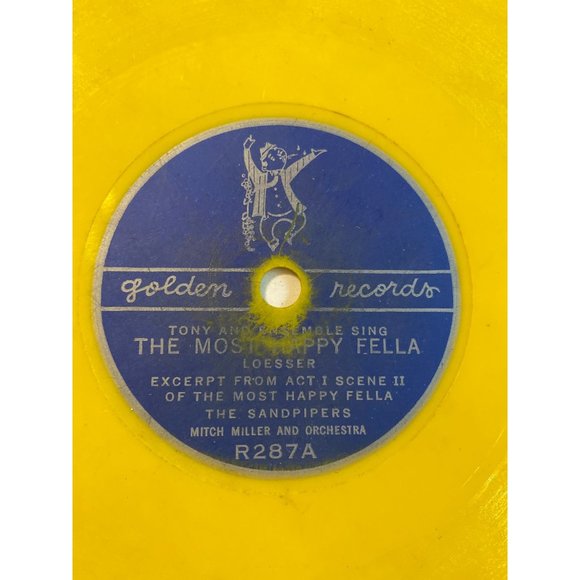 Vintage 7” vinyl record 45 RPM golden happy whistler most happy whistler sandpip - Picture 2 of 5